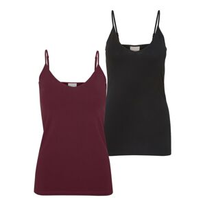 Vero Moda Tall Top 'Maxi'  čerešňová / čierna