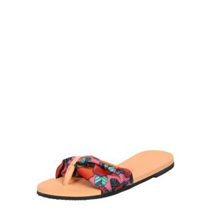 HAVAIANAS Žabky 'YOU SAINT TROPEZ'  broskyňová / zmiešané farby