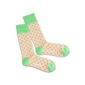 DillySocks Ponožky 'Green Thumb'  ružová / limetová
