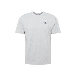 KAPPA Funkčné tričko 'Veer'  sivá melírovaná / tmavomodrá