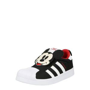 ADIDAS ORIGINALS Tenisky 'Disney Superstar'  čierna / biela / červená