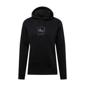 JACK & JONES Mikina 'BOOSTER'  čierna / biela