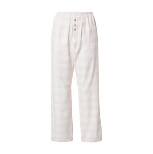 Cotton On Body Pyžamové nohavice  pastelovo ružová / biela