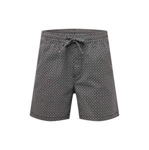 JACK & JONES Shorts  čierna / biela