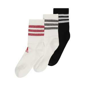 ADIDAS PERFORMANCE Športové ponožky  červená / čierna / strieborná / biela