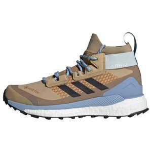 adidas Terrex Nízke čižmy 'Free Hiker'  piesková / čierna / dymovo modrá / tmavobéžová