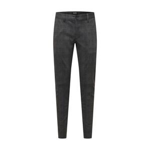 Only & Sons Chino nohavice 'Mark'  sivá / čierna melírovaná