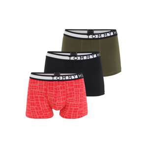 Tommy Hilfiger Underwear Boxerky  biela / kaki / melónová / tmavomodrá