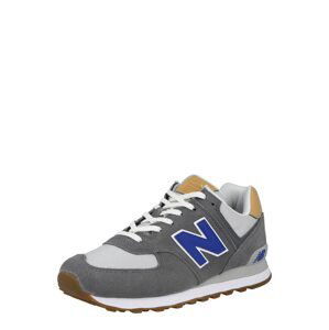 new balance Nízke tenisky  grafitová / biela / modrá / farba ťavej srsti