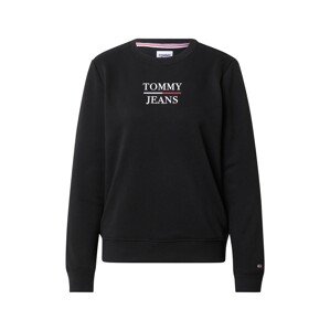 Tommy Jeans Mikina  tmavomodrá / melónová / čierna / biela