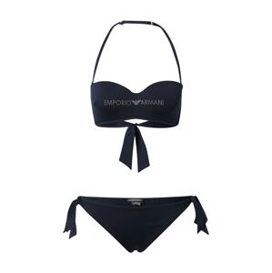 Emporio Armani Bikini  tmavomodrá / biela