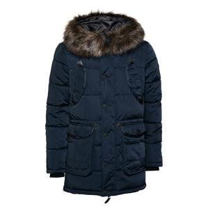 Superdry Zimná parka 'CHINOOK'  tmavomodrá / tmavohnedá