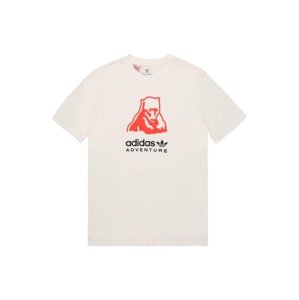 ADIDAS ORIGINALS Tričko  biela / čierna / oranžová