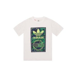 ADIDAS ORIGINALS Tričko  biela / tmavozelená / námornícka modrá / žltá