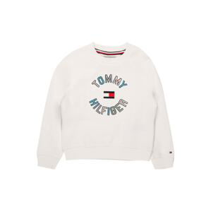 TOMMY HILFIGER Sweatshirt 'SEQUINS'  biela / zmiešané farby