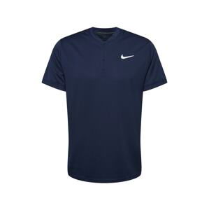 NIKE Sportshirt  námornícka modrá / biela