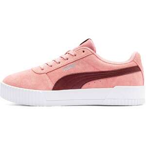 PUMA Nízke tenisky  rosé / vínovo červená