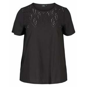 Zizzi T-Shirt 'Mstella'  čierna