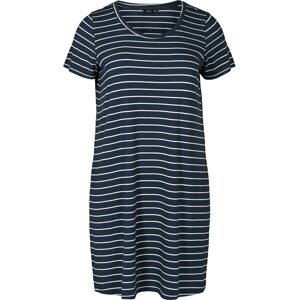 Zizzi Kleid 'Vfreja'  indigo / biela