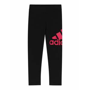 ADIDAS PERFORMANCE Športové nohavice  čierna / neónovo ružová