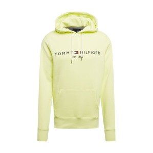 TOMMY HILFIGER Mikina  citrónová žltá / námornícka modrá / biela / ohnivo červená