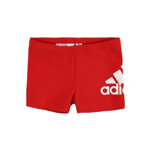 ADIDAS PERFORMANCE Športové plavky 'BOS'  červená / biela