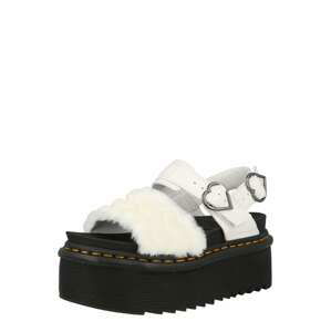 Dr. Martens Sandále 'Voss Quad Fluffy'  biela