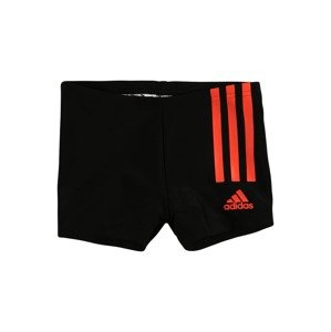 ADIDAS PERFORMANCE Športové plavky  čierna / neónovo oranžová