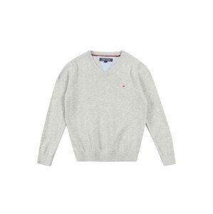 TOMMY HILFIGER Strickpullover  sivá melírovaná