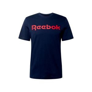 Reebok Sport Funkčné tričko  tmavomodrá / grenadínová