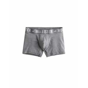 HOLLISTER Boxerky  biela / sivá melírovaná