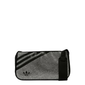 ADIDAS ORIGINALS Taška cez rameno  strieborná / čierna