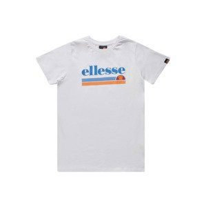 ELLESSE Tričko 'Fantucci'  biela / nebesky modrá / mandarínková