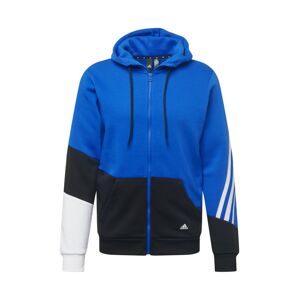 ADIDAS PERFORMANCE Športová mikina  kráľovská modrá / čierna / biela