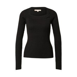 Soft Rebels Sveter 'SRRine LS Squared Neck Knit'  čierna