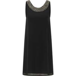DreiMaster Vintage Letné šaty  čierna / bronzová