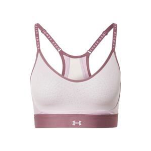 UNDER ARMOUR Športová podprsenka 'Infinity'  levanduľová / pastelovo fialová / biela