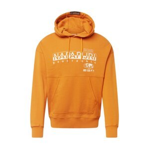 NAPAPIJRI Sweatshirt 'BEB'  biela / tmavooranžová