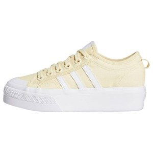 ADIDAS ORIGINALS Nízke tenisky 'Nizza'  svetložltá / biela