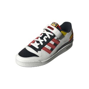 ADIDAS ORIGINALS Nízke tenisky 'Forum'  biela / čierna / oranžovo červená / žltá