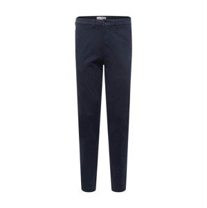 SELECTED HOMME Chino nohavice 'Miles'  tmavomodrá / biela