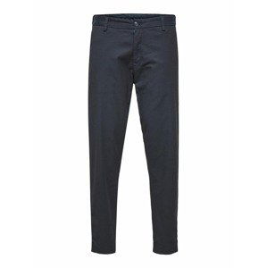 SELECTED HOMME Chino nohavice 'York'  tmavomodrá