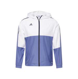 ADIDAS PERFORMANCE Športová bunda 'Tiro'  modrosivá / čierna / biela