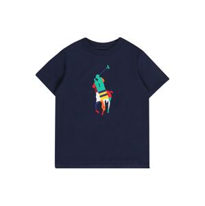 Polo Ralph Lauren Tričko  tmavomodrá / nefritová / žltá / biela / červená