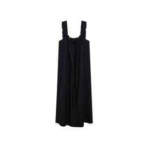 MANGO Letné šaty 'Delos'  čierna