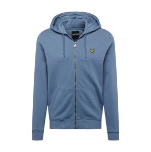 Lyle & Scott Tepláková bunda  dymovo modrá / čierna / žltá