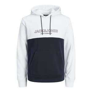 JACK & JONES Mikina 'Urban'  tmavomodrá / ružová / biela