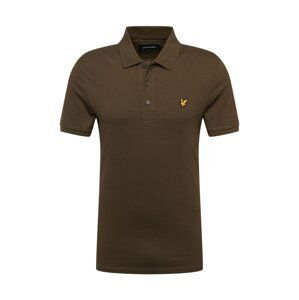 Lyle & Scott Tričko  hnedá / žltá