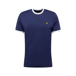 Lyle & Scott Tričko 'Ringer'  námornícka modrá / žltá / čierna / biela