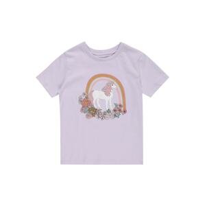 Cotton On T-Shirt 'PENELOPE'  fialová / biela / ružová / hrdzavo červená / svetlomodrá